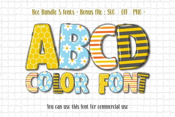 Bee: A Whimsical Color Font to Sweeten Your Designs