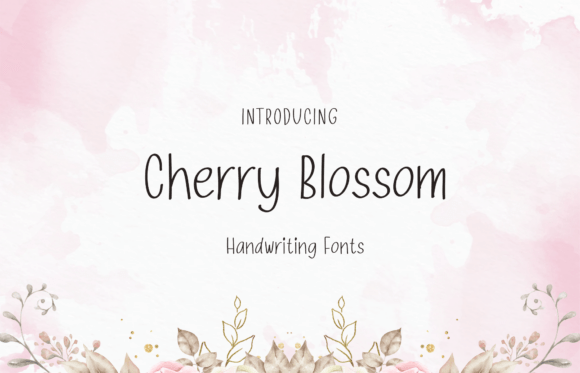 Cherry Blossom: A Font That Feels Like a Warm Welcome