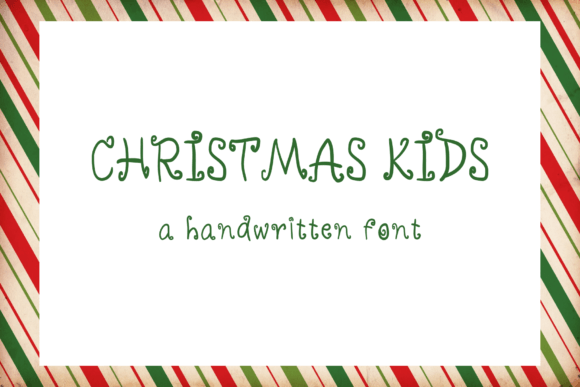 Christmas Kids: A Handwritten Font That Brings Joy to Every Design