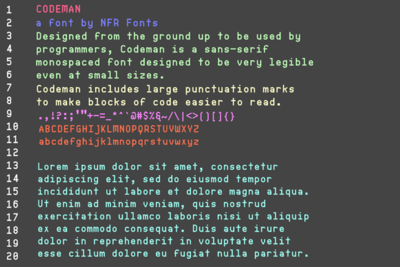 Codeman: The Clean, Modern Sans Serif for Bold Branding