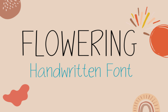 Frowering: The Handwritten Font for Charming & Playful Designs