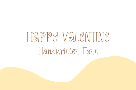 Happy Valentine: A Sweet Handmade Font for Every Project