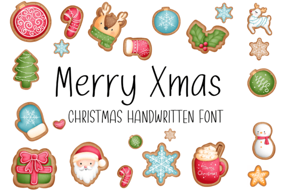 Merry Xmas: A Sweet Handwritten Font for Creative Projects