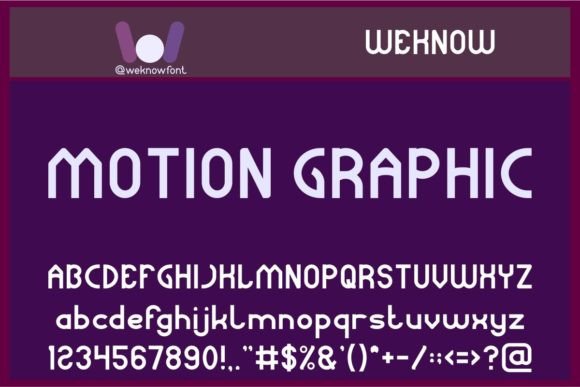 Motion Graphic: The Modern Typeface for Bold Visuals