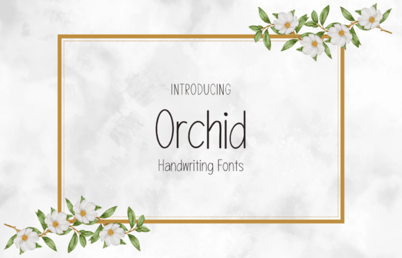 Orchid: A Sweet, Friendly Font for Creative Projects