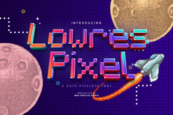 Rediscovering Digital Charm: The Lowres Pixel Typeface
