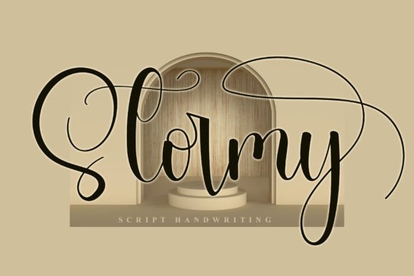Stormy: A Typeface That Commands Attention