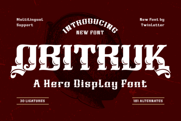 Unleash Bold Storytelling with the Obitruk Typeface